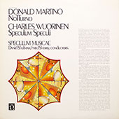 Donald Martino & Charles Wuorinen - Notturno Speculum Speculi